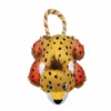 Kong Cozie Tuggz Cheetah er udstyret med pibelyde