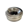 Active Canis Non-splash Metalskål holder gulvet rent