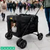 Ollipet Rimini klapvogn til hunde - perfekt til hårde underlag