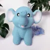 Sød lyseblå Natur Latex Elefanten fra Ollipet