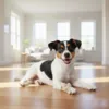 Smart bandage til hunde med sødt poteprint. Beskytter poter og sår.