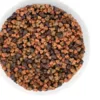 Closeup af Snack'it Mini Hearts Mix semi-moist hundegodbidder i forskellige smagsvarianter og farver. Små bløde træningsgodbidder ideelle til hundetræning og belønning.