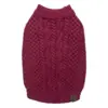 Flot vaskbar hundesweater ses her i farven Sweet Cherry