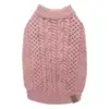 Feminin hundesweater fra Ollipet i farven pudder rosa
