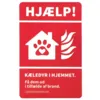 Kæledyr i hjemmet  | Sticker | Klistermærke til dit hjem