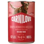 Carnilove Dog Can Paté, Turkey & Reindeer & Wild Boar | 400g