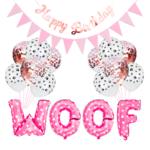 Ollipet WOOF Party diagender I Lyserød