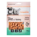 Companion Chicken Dice With Blueberry | 80g