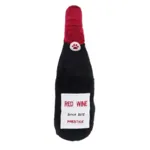 Red wine Plysflaske