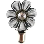 Ollipet Nummerclips | Sølv Blomst