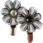 Ollipet Nummerclips | Sølv Blomst