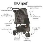 Ollipet Hundeklapvogn Venezia