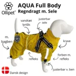 Ollipet AQUA Full Body Regndragt | M. Sele | OUTLET