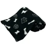 Fleece hundetæppe fra Ollipet perfekt til at have med på tur.