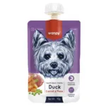 Wanpy Tasty Meat Duck, Carrot & Pea |  Vådfoder 90g