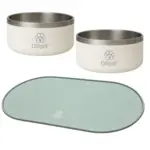 Pakketilbud | Ollipet hundespisesæt | grøn/beige