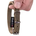Walk'it Halsbånd læder/antik sølv | OUTLET