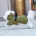Vinterjakke til hunde med Honycomb Air Mesh fór, god pasform og justerbar lukning