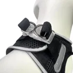 Step-in hundesele med LED-lys