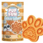 Pup Fun Spiselig slikkeplade | Mango 2 stk.