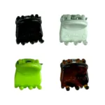 Silicone claw hårclips | 4 stk.